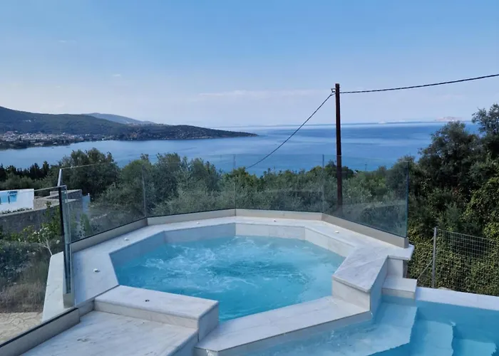 Villa Arian Mit Tollem Meeresblick Und Luxusausstattung In Gialasi Epidaurosz