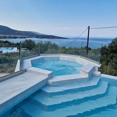 Arian Mit Tollem Meeresblick Und Luxusausstattung In Gialasi Villa *